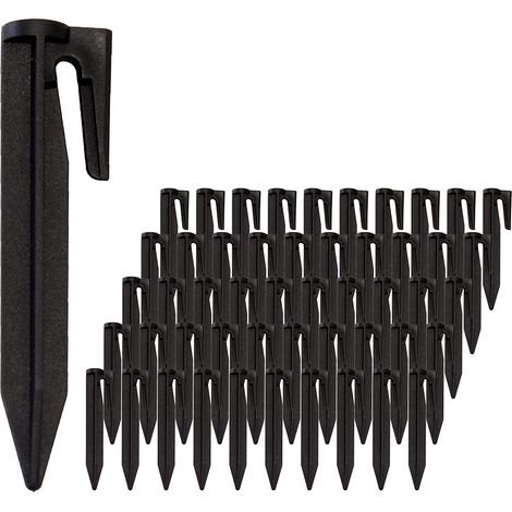 Lot de 150 piquets de fixation pour câbles périphériques -  Accessoires pour tondeuses robots (Installation facile et rapide) (1/5)