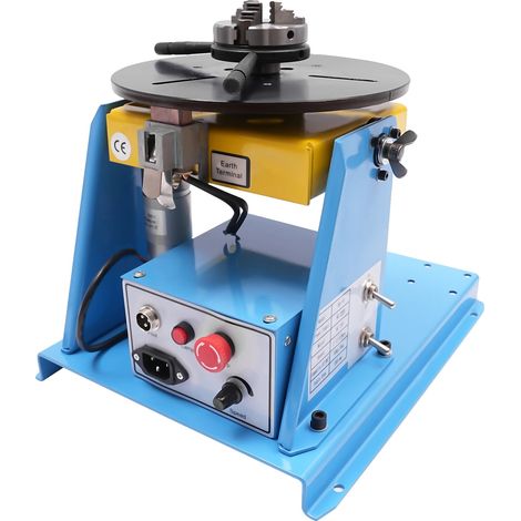 Positionneur de soudage, capacité de 22,05 lbs, vitesse variable de 1 à 12 RPM, inclinaison de 0 à 90°, alimentation 220V, construction en acier titane (1/5)