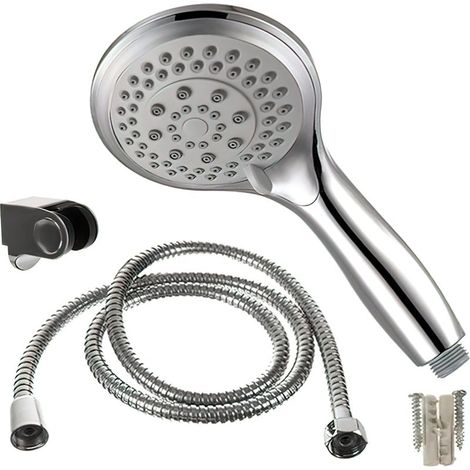 Pommeau de douche avec flexible - Poignée de douche chromée-Online Store (1/5)