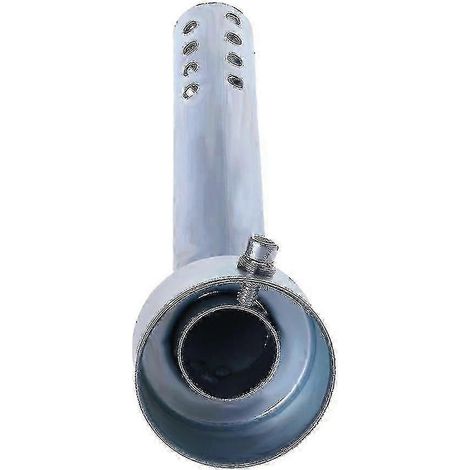 Coude d'échappement coudé universel Lanhu 48 mm pour moto, avec chicane et réducteur de bruit (DB Killer), longueur 175 mm. (1/5)