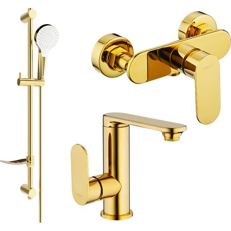 Mexen Milo DF05 set doccia, dorato - 713054DF05-50 (1/4)