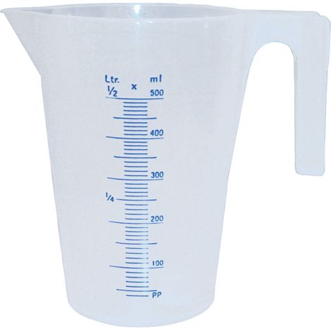 PRESSOL Messbecher Polypropylen 3 l transparent