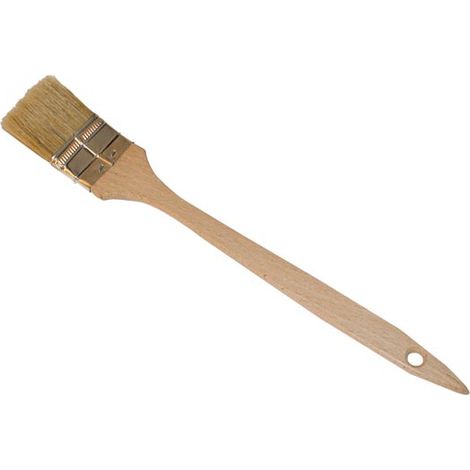 Outil du peintre profix radiator paint brush design coudé manche bois