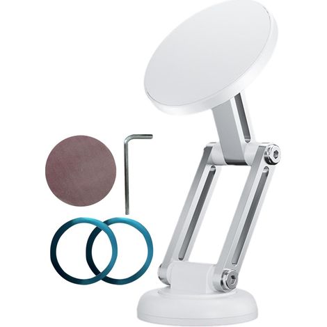 Support magnétique de téléphone de Voiture - Support magnétique de téléphone Portable Pliable pour Voiture - Support magnétique pour téléphone Portable pour Tableau de Bord - Support Rotatif (1/5)