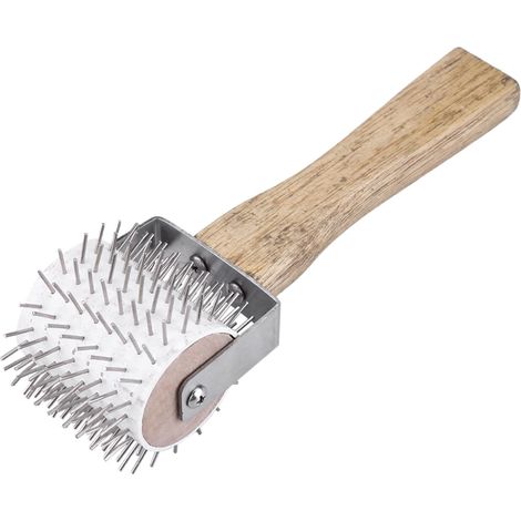 Entdeckelungsrolle, Honig-Entdeckerrolle, Imkerwerkzeug, Holzgriff, Honigschleudernadel, Honigverarbeitung