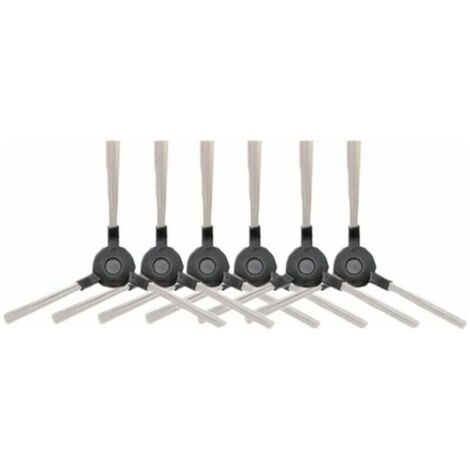 Alovez – Lot de 6 brosses latérales pour aspirateur robot Amibot – Compatible Pure, Pulse, Prime – Installation facile – Performance optimisée