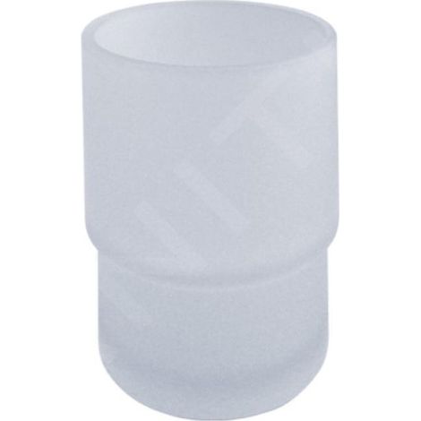 Nimco Pièces de rechange - Verre pour brosse à dents et dentifrice, sans support, verre mat 1058C