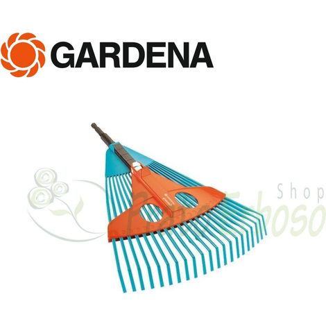 3104-20 - Scopa per erba regolabile in plastica
