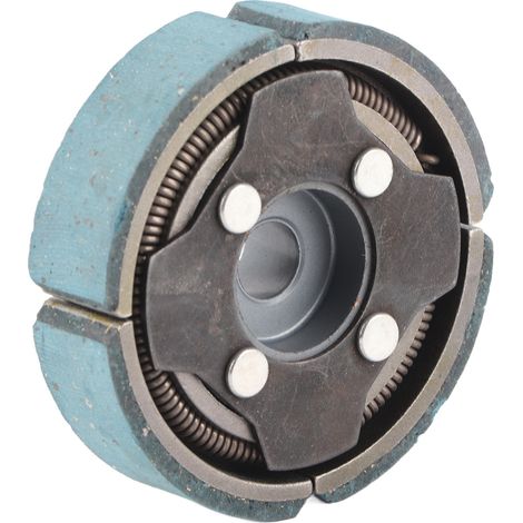 Embrayage 76 mm, poids moucheté, construction robuste en alliage métallique pour moteur à essence 4 temps 49 cm3.