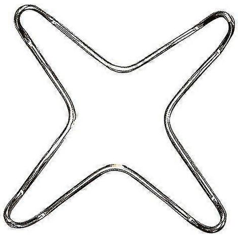Accessoires de support compatibles pour plaques de cuisson, support de casseroles en acier inoxydable chromé, support universel pour cuisinière à gaz, étoile (1/5)