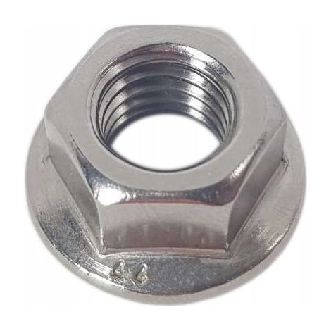 Dado flangiato M10 A4 DIN6923, 100 pezzi (1/5)