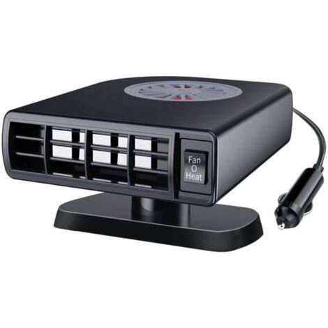 Tragbarer Auto-Entfroster, 12 V, 120 W, 2-in-1-Entfroster-Lüfter mit Heiz- und Schnellkühlfunktion für Windschutzscheiben, Schnellentfroster mit Stecker