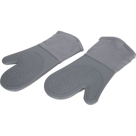 Ensemble de 7 gants isolants thermiques pour four, tapis de cuisson antidérapant pour les doigts, pour la cuisine et l'extérieur. (1/5)