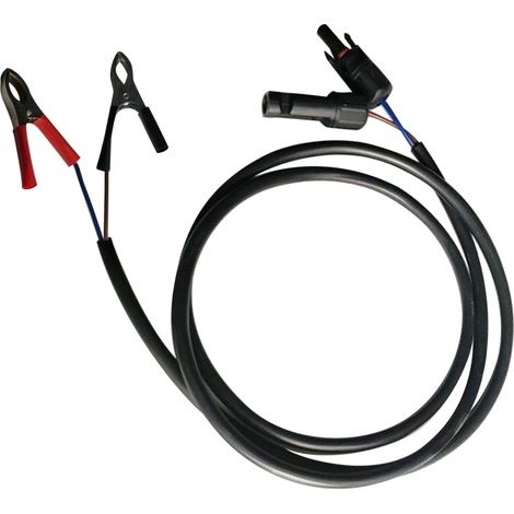 Connecteur panneau solaire 3,3ft étanche PVC, câble à connexion rapide avec pinces batterie pour système énergie solaire et batterie solaire (1/5)