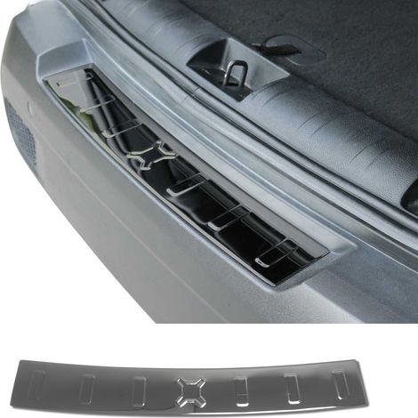 Protection Seuil De Pare-Chocs Arriére Compatible avec Jeep Renegade 2014-2023 INOX Foncé (1/5)