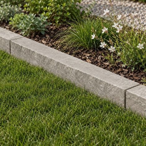 Bordure de jardin Grès Kandla Gris - 100x10x10 cm - À l'unité - Ti'ma Stone (1/5)