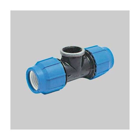 TEE A 90 ° CON DERIVAZIONE FEMMINA EE 20x3/4x20 - UNIDELTA