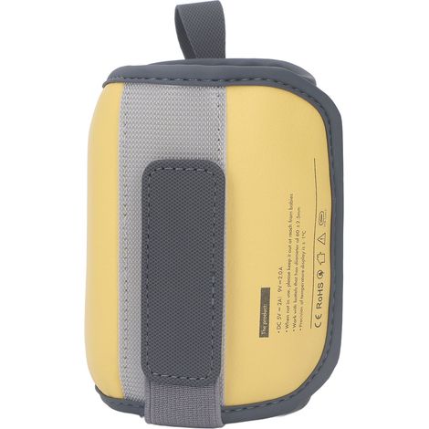 Housse isotherme pour biberon, chauffe-biberon avec interface USB et 5 niveaux de température, maintien au chaud du lait maternel, jaune. (1/5)