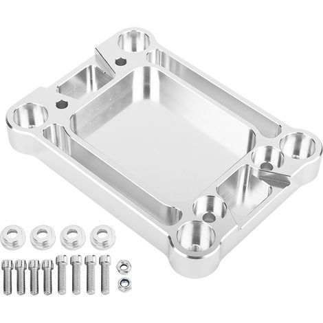Lot de plaque de base de boîtier de levier de vitesses en billette K20 K24 série K avec passe-câble pour Acura Integra 94-01 (1/5)