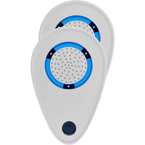 Répulsif À Ultrasons - Fréquence 25-65 kHz - Pour Intérieur - Non Toxique - 2 Pièces (1/5)