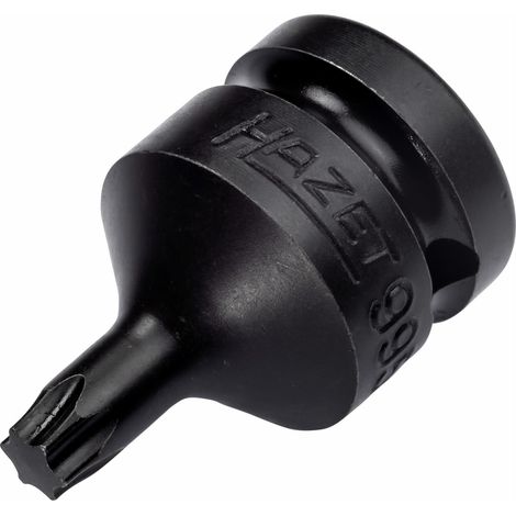 Hazet Schlag-Maschinenschrauber Schraubendreher-Steckschlüsseleinsatz 995S-T40, 1/2 (12,5 mm) Vierkant hohl, Innen TX Profil, SW T40 (1/4)
