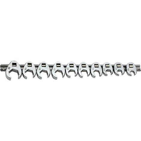 10-teiliges Ratschenschlüssel-Set, 3/8-Zoll-Antrieb, 10–22 mm metrischer Gabelschlüssel, Reparaturwerkzeug (1/4)