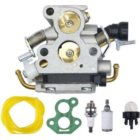 Carburateur - Pour Tronçonneuse Husqvarna 135 140 435 440 Jonsered CS2240 CS410 - Remplace C1T-EL41 506450501 - Kit Filtre Bougie - 1 Pièce (1/4)