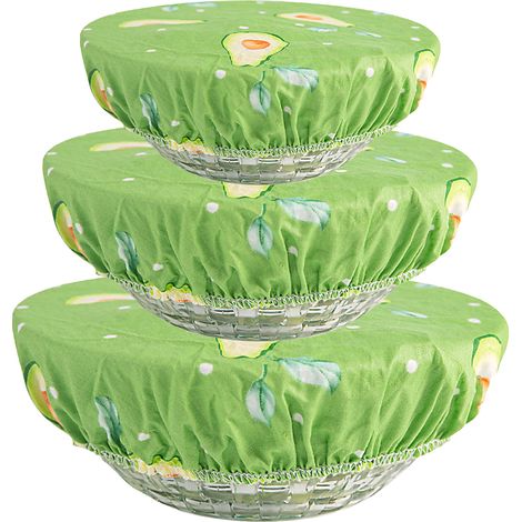 Couvercles Élastiques Réutilisables pour Bols, Couvercles de Conservation Alimentaire pour Fruits et Restes (1/5)