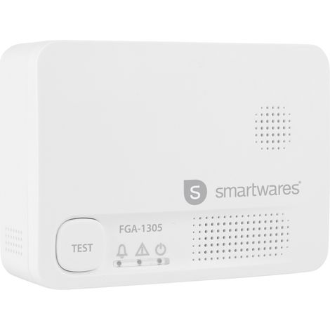 Smartwares FGA-13051 Kohlenmonoxid-Melder inkl. 5 Jahres-Batterie batteriebetrieben detektiert Kohl (1/5)