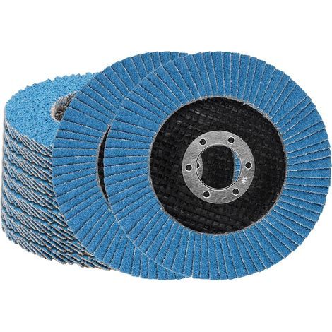 10 PCS 4.5 Inch 80 Sanding Discs High Density Aluminum Oxide Abrasive Grinding Wheels Grinder Disc for Metal and Wood Grinding(FD080) (1/5)