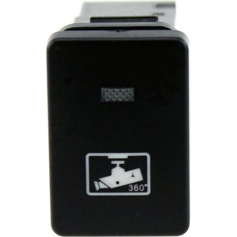 2Pièces Bouton Poussoir 12V ABS Noir Sûr