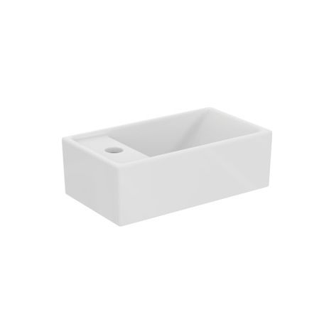 Ideal Standard Tempo - Handwaschbecken 37x21 cm, ohne Überlauf, 1 Hahnloch links, Weiß E211301 (1/5)