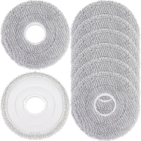 8 Stück Wischtücher für Dreame L10s/Gen2/Gen3/L40/A/AE/L40S/L50 Pro Ultra L50S/X40/X50/X50S für Xiaomi X20+ Pro/Max/5 Mova E30/E40/P50/V50/P70 Ultra Saugroboter Wiederverwendbar Waschbar Ersatztuch (1/5)