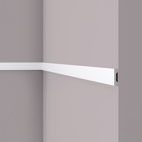 Panel moulding NMC WD5 WALLSTYL Noel Marquet Decorative moulding Moulding for decoration contemporary design white 2 m (1/5)