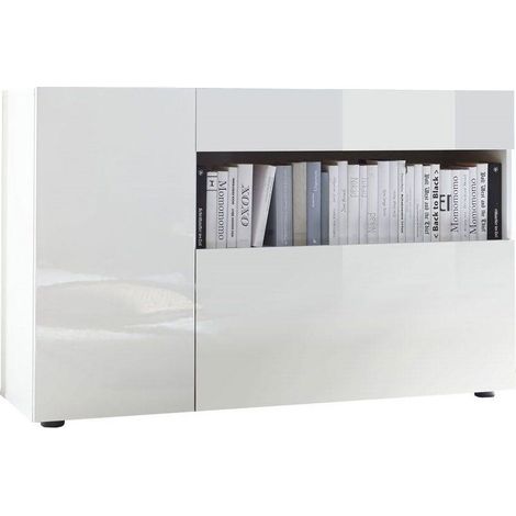 Buffet 1 cassetto e 2 ante, collezione KALO, colore bianco, ideale nel tuo soggiorno (1/3)