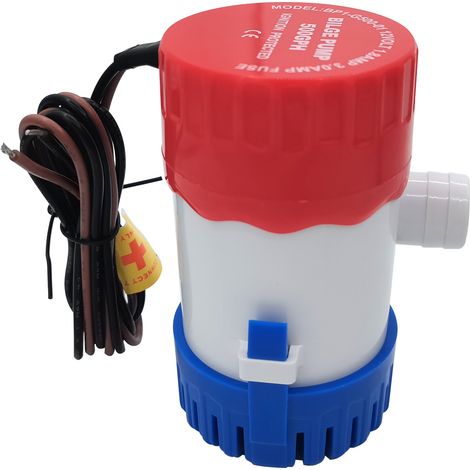 Bilgenpumpe 500/750/1100 GPH, 12V/24V DC Tauchpumpe, Marineölpumpe, kleine und miniaturisierte batteriebetriebene Wasserpumpe - 1100GPH-3 (1/4)