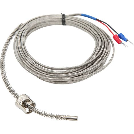 Thermocouple de type K, sonde de contrôle de température résistante à la corrosion et aux interférences, durable, 4 mètres (1/5)