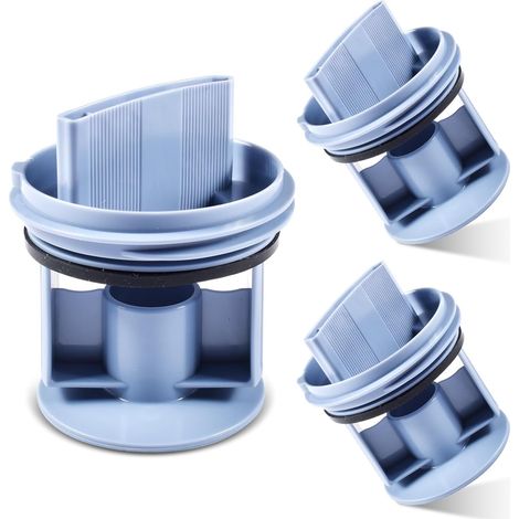 Filtro de pelusas para lavadora, tapa de filtro compatible con varias lavadoras Bosch (3 unidades) (1/5)