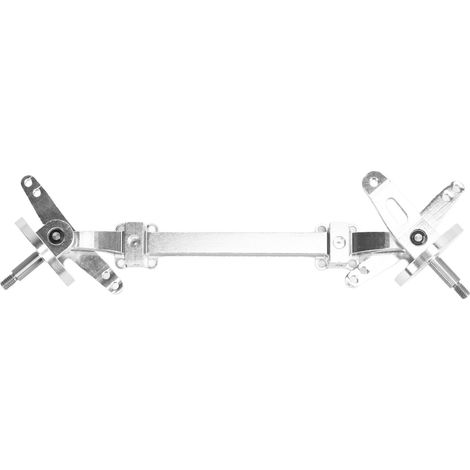 RC 179-mm-Vorderachslenkung, silberne Aluminiumlegierung, Ersatzteil für Tamiya RC-Modelle im Maßstab 1:14 (1/4)