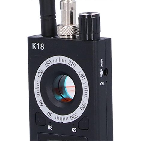 Détecteur de caméra sensible, GPS, signal RF, détecteur de micros espion, alarme vibratoire, prise 100-240 V EU : (1/2)