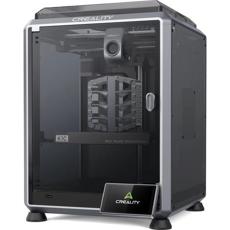 Creality K1C 2025 Imprimante 3D - Haute vitesse 600 mm/s, Nivellement automatique, Extrudeur direct robuste anti-blocage Avec caméra IA, Impression à 300 °C, Mode silencieux, Compatible avec les fila (1/5)