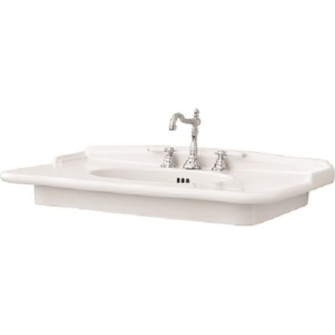 Lavabo Hermitage sospeso/su struttura cm. 112x63 in ceramica