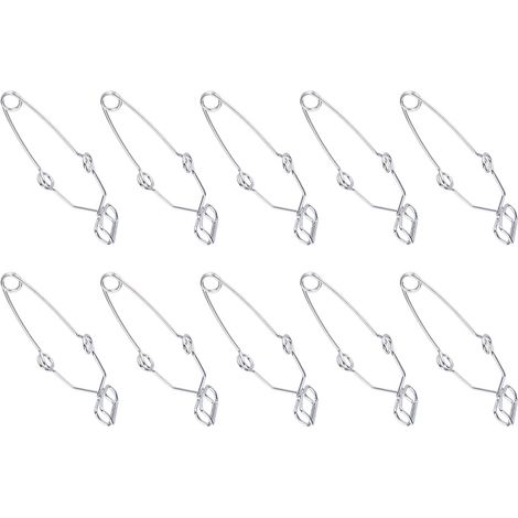 Packung mit 10 Reagenzglasklammern, Haltevorrichtung für Laborexperimente, große Größe (1/5)