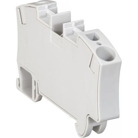 Legrand 037263 - Viking 3 spring terminal block - 1 snap/2 conductor - 1 in/1 out - gray - pitch 10