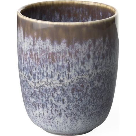Mug sans anse Lave Beige, 400 ml, Tasse en Grès sans anse pour des Moments Uniques Autour du Café, Résistant au Lave-Vaisselle et au Micro-ondes (1/3)