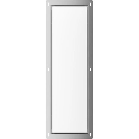Balneo Armoire encastrée pour brosse WC gauche verre blanc 68,2×23,2×15 cm (1/5)