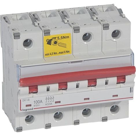 Modularer Lasttrennschalter 100A 4P 25kA FRX404 406546