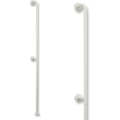 MANIGLIONE VERTICALE PER DISABILI PARETE-PAVIMENTO BIANCO - ALTEZZA 180CM   BLUTECH