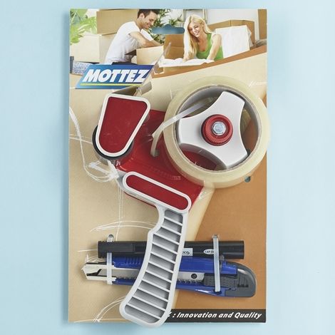 Mottez b976s dévidoir adhésif avec rouleau