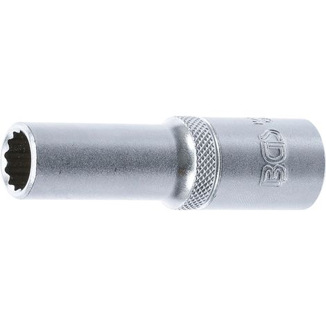 Llave de vaso 12 caras, larga entrada 12,5 mm (1/2") 12 mm (1/3)